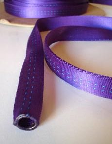 purple nylon webbing